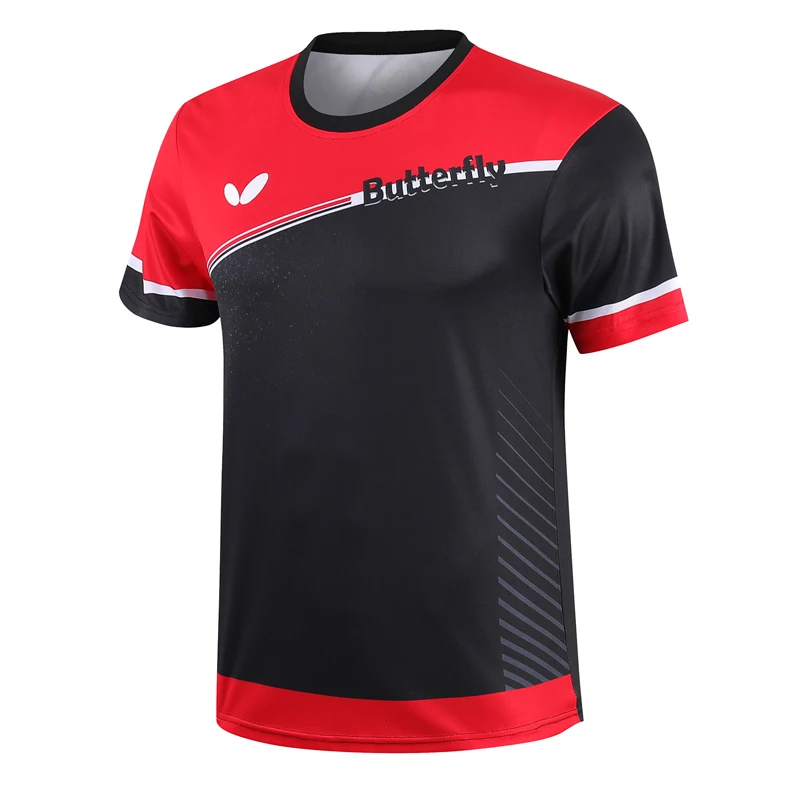 

New Women Quick Drying Breathable Lightweight Short Sleeve Table Tennis Sportswear For Men Table Tennis Training Suits -40
