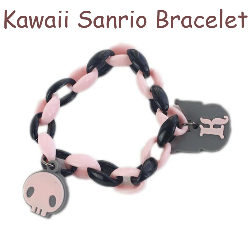 

Kawaii Sanrioed милый браслет Kuromi My Melody Cinnamoroll мультфильм аниме Diy браслет Игрушки для девочек подарок
