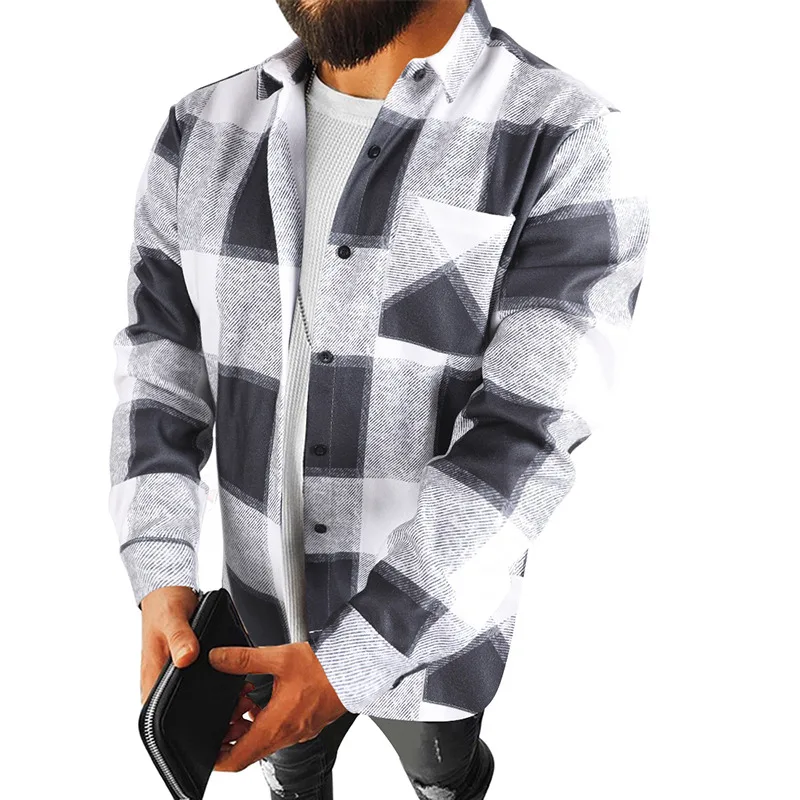 

Plaid Shirt Men Shirts 2000 New Summer Fashion Chemise Homme Mens Checkered Shirts Short Sleeve Shirt Men Blouse