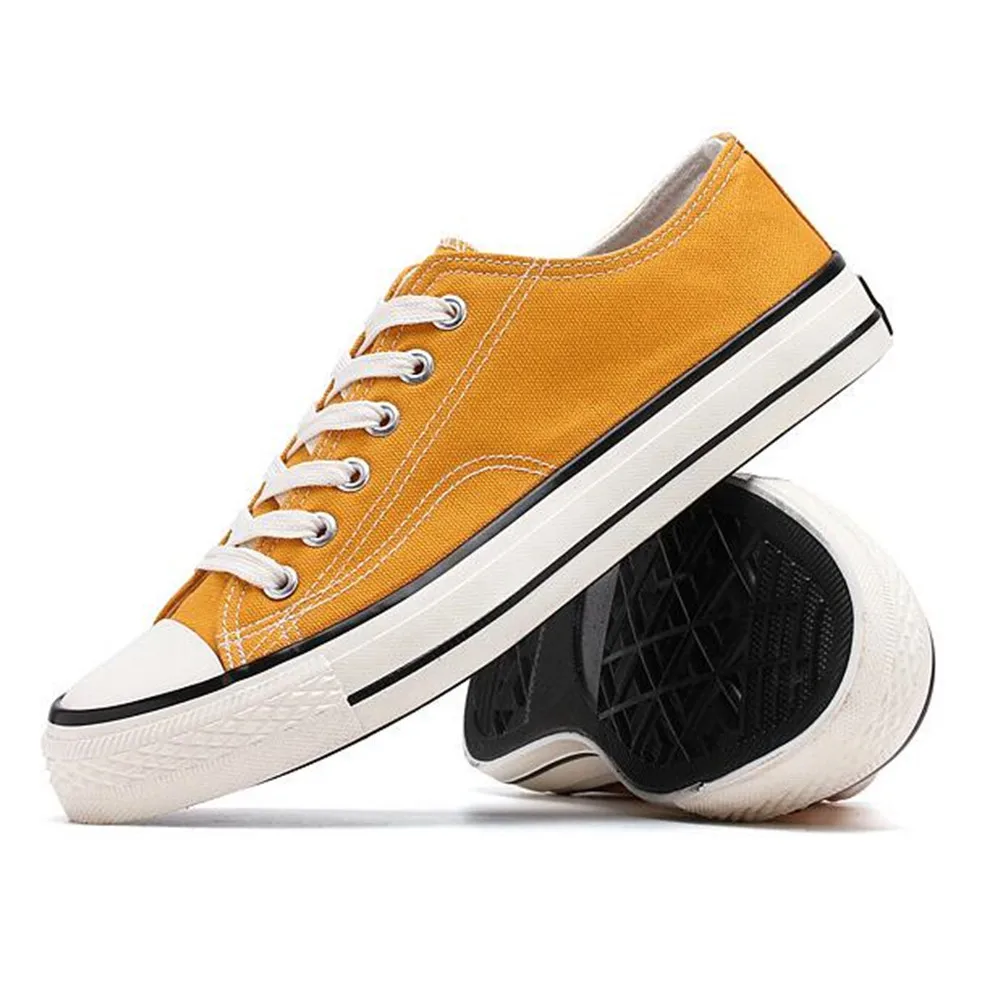 

Spring Autumn New Style Women Vulcanized Solid Shoes Sneakers Ladies Lace-up Casual Shoes Breathable Walking Canvas Shoes