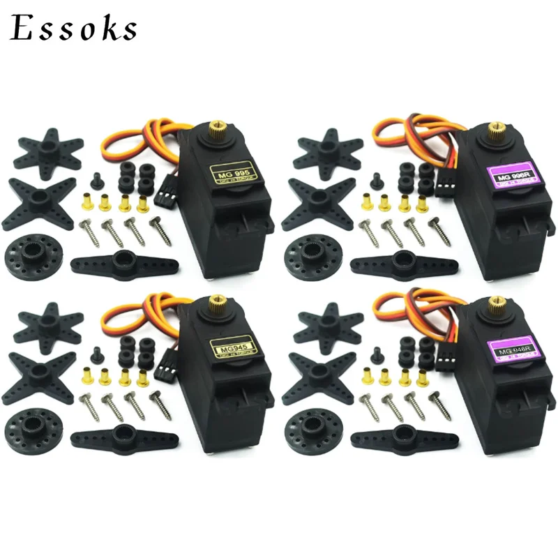 Сервопривод MG945 MG946 MG995 MG996, металлическая Шестерня для модели вертолета, лодки для Arduino UNO, MG946R MG996R