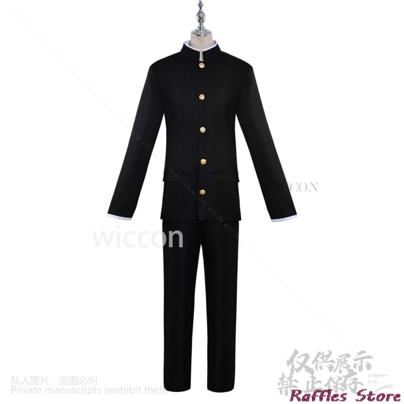 Аниме Косплей Костюм Дандадана Кен Такакура DK Школьная форма Черная куртка