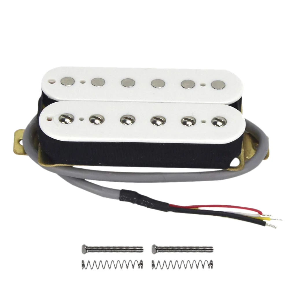 Звукосниматели для электрогитары Humbucker Neck Alnico V Pickup White