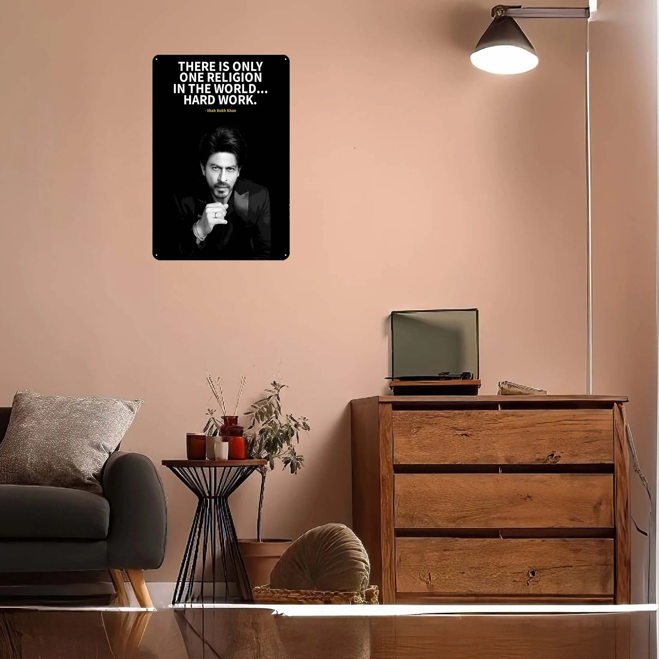 Постер с цитатой Шах-рукх-хана жестяной плакат украшение для спальни винтажный