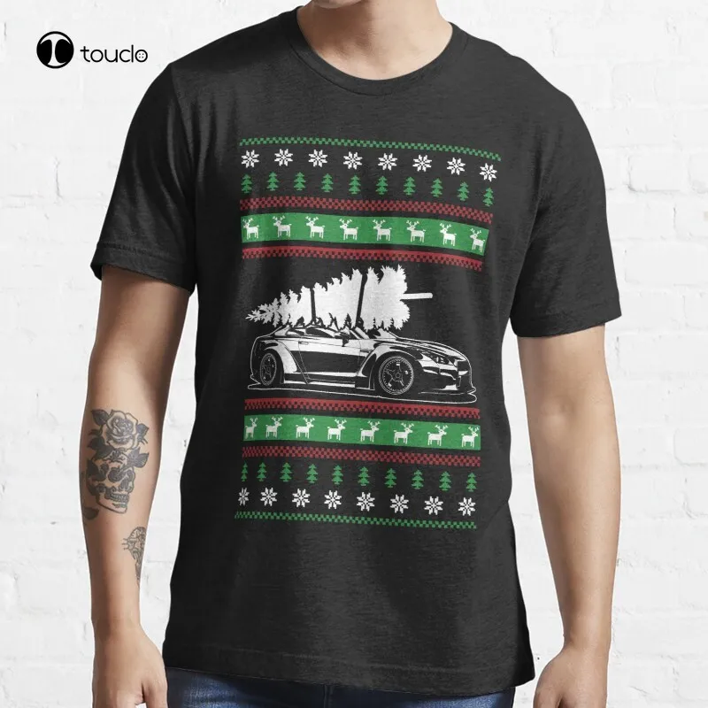 

Christmas Nissann Gtr R35 Gtr35 R35 R35Gtr Gtr T-Shirt Cotton Tee Shirt Custom Aldult Teen Unisex Digital Printing Xs-5Xl