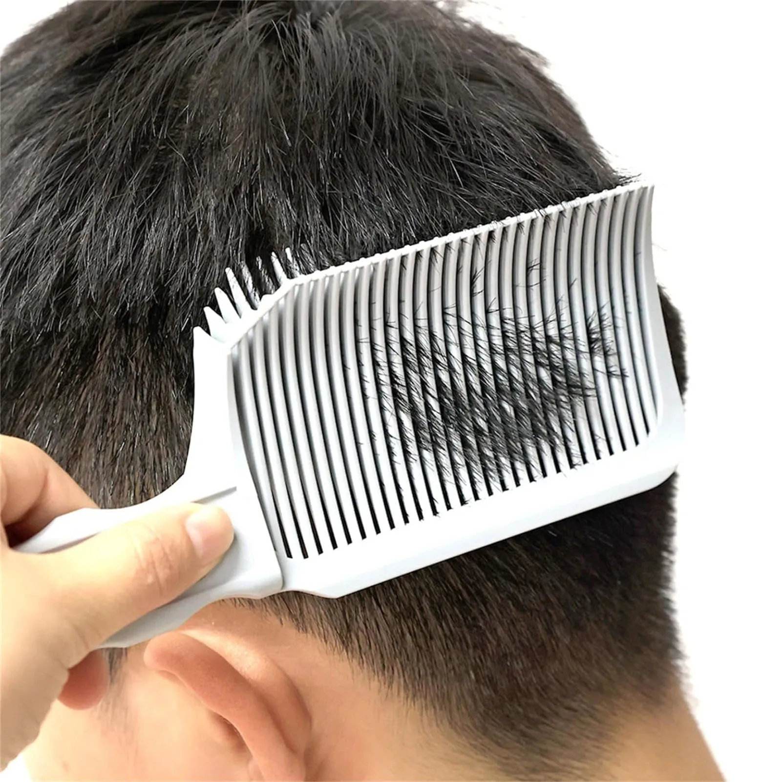 

Парикмахерские расчески Профессиональные парикмахерские клипсы для растушевки плоские расчески для стрижки волос для мужчин термостойкие Инструменты для укладки в салоне