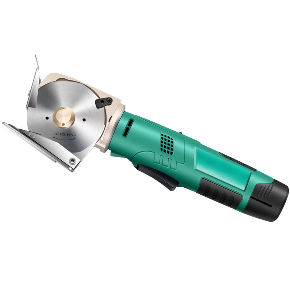 Electric Rotary Cutting Machine Cordless Cloth Scissors Rechargeable Shearing for Paper Carpet Leather