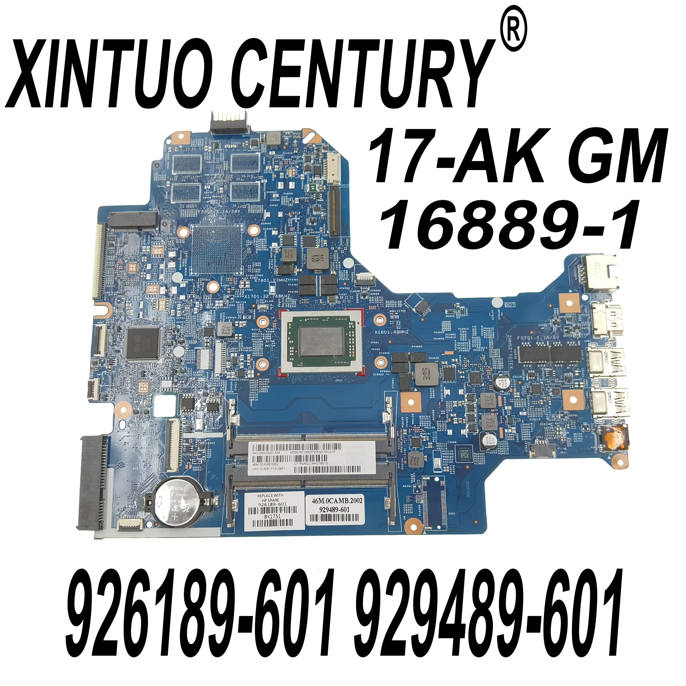 

Материнская плата для ноутбука HP PAVILION 17-AK 926189-601 926189-1 448.0CA03. 501 926189
