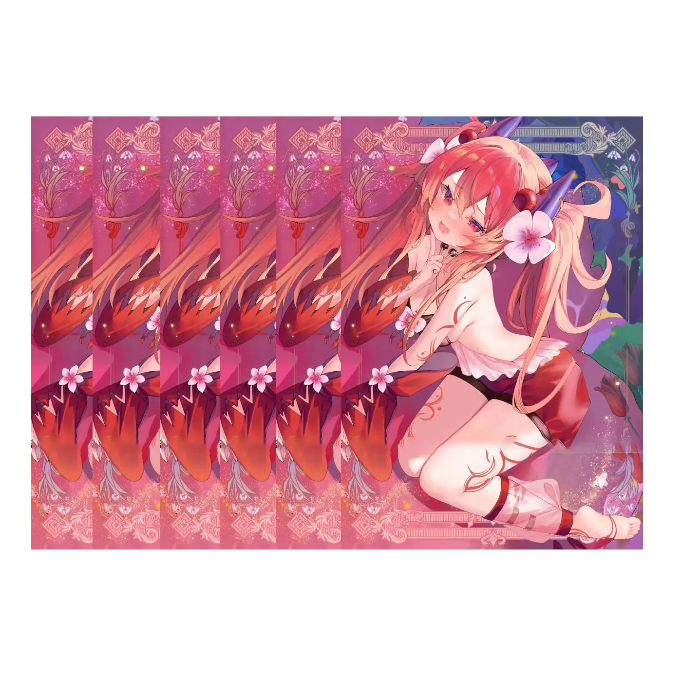 60 шт./упаковка карманы для Карт Yugioh Icejade Aegirine Rahn фигурка фотография