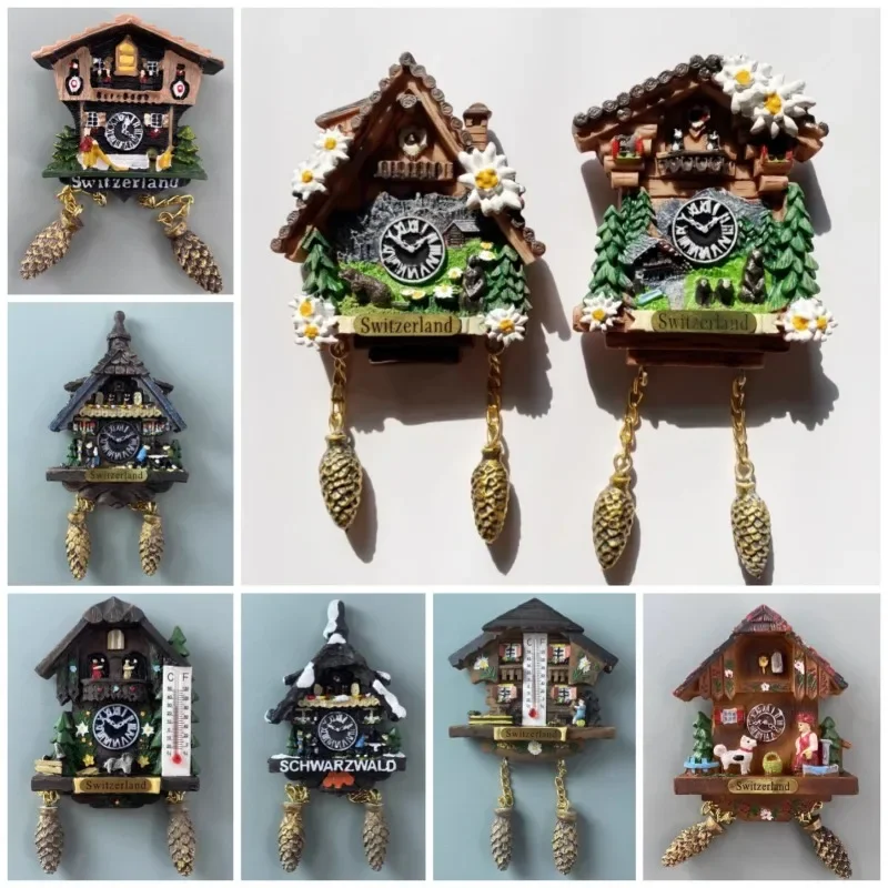 Швейцарские стикеры на холодильник сувениры немецкой фрагменты шварцвалдер