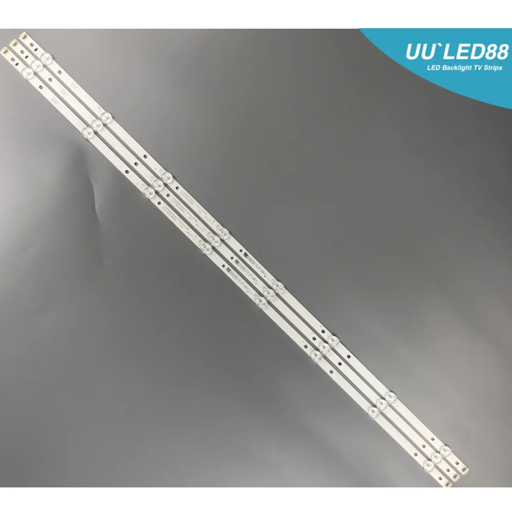 

LED backlight strip 8 lamp for Samsung 43'' TV GC43D08-ZC22AG-17 15 23 13 303GC430044 303GC430043 un43j5200af un43j5202