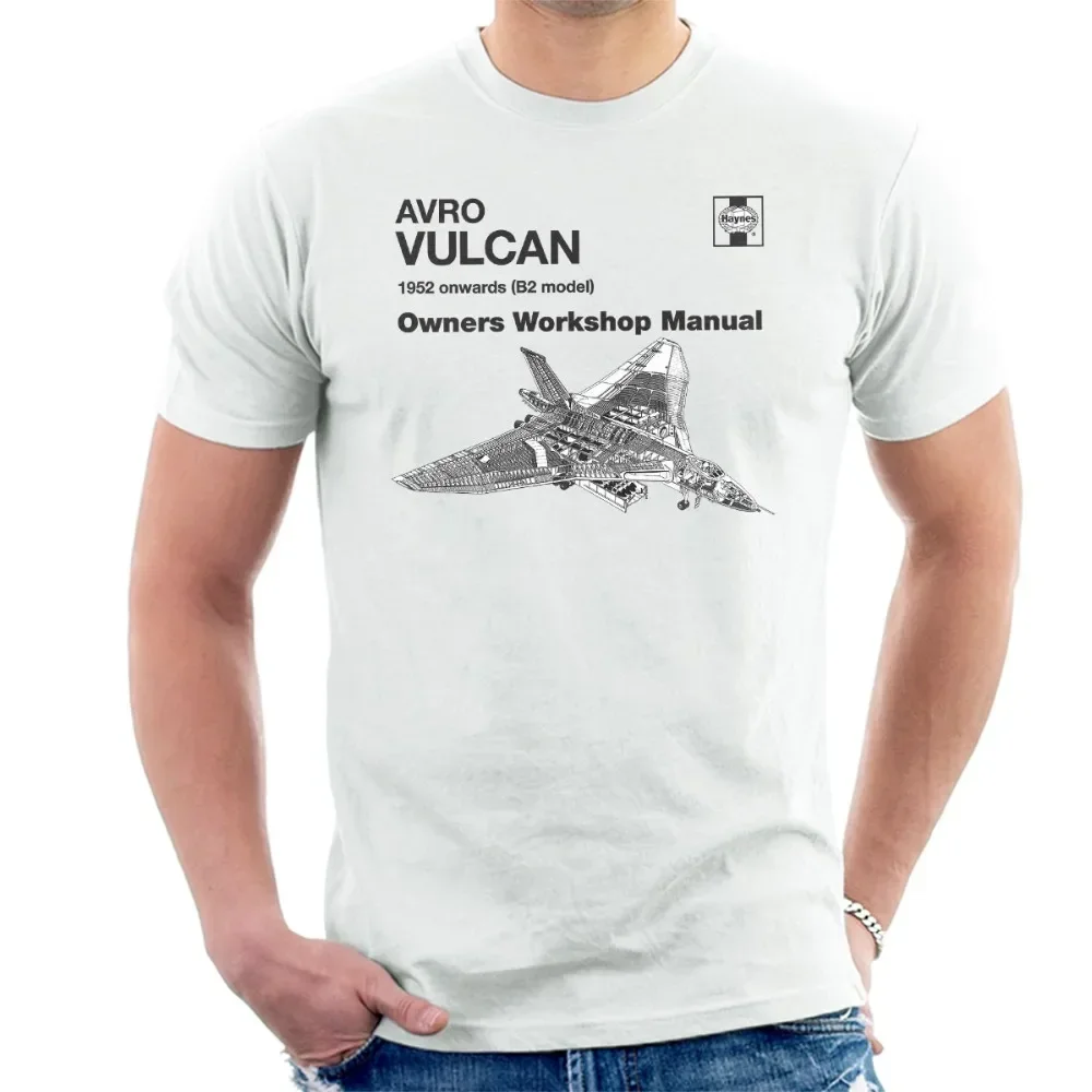Фото Футболки с забавными принтами British Classic Airplane Avro Vulcan 1952 B2 2019, новый бренд, дешевая распродажа, 100% хлопок №2