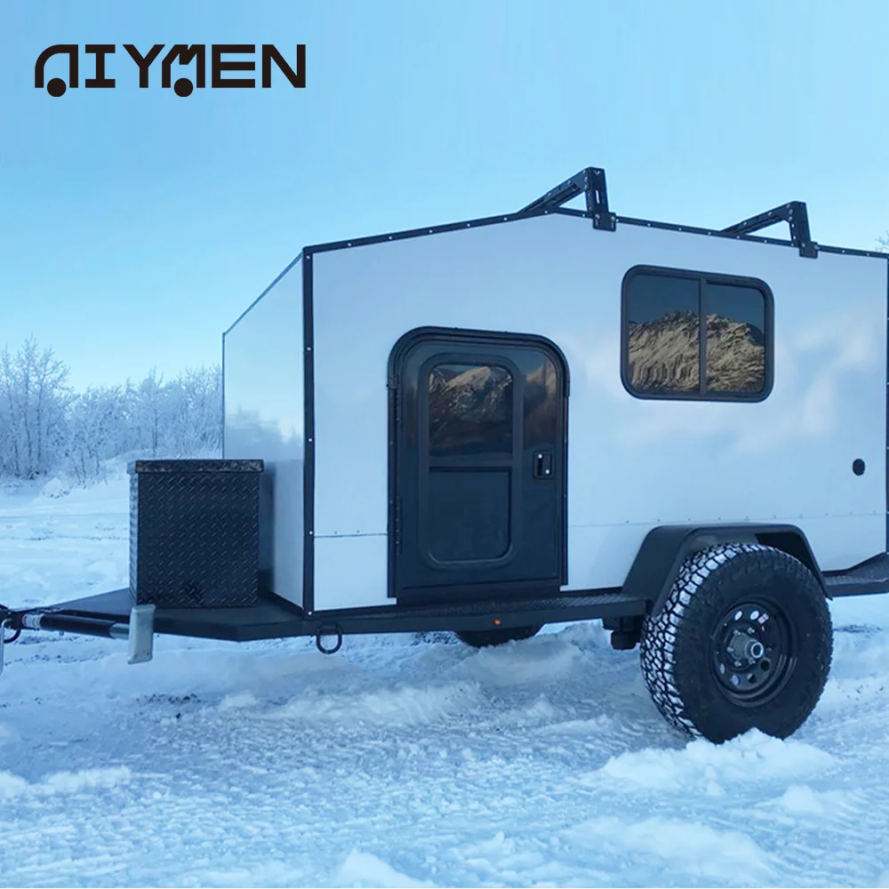 Campervan Hauler Pop Up Роскошный караван на солнечной энергии для отдыха Camper Vehicle Rv Travel Trailer