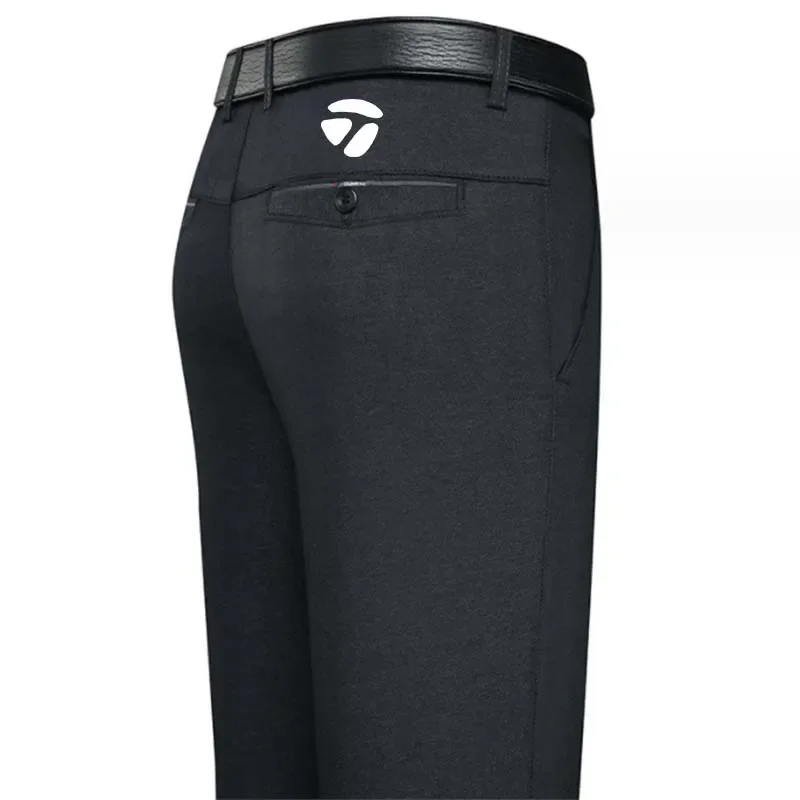

Autumn and Winter Men's Fashion Velvet Thickened Golf Set Golf Pants Men's Medium Thick Sports and Leisure Pants High Quality Cl