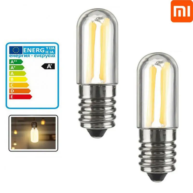 

XIAOMI Mini E14 LED Fridge Freezer Filament Light COB Dimmable Bulbs 1W 2W 3W Lamp Warm/Cold White Lamps Lighting