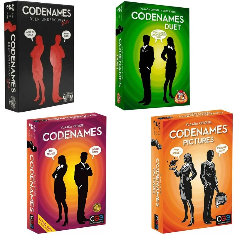 

4 Version Czech Games Codenames Duet The Two Player Word Deduction Board Game