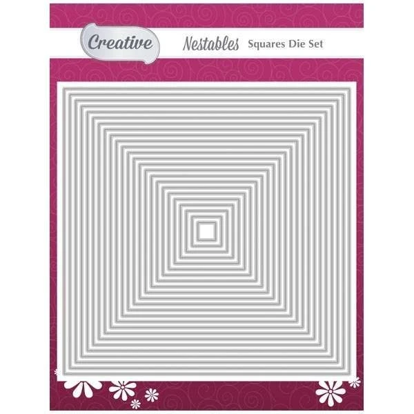 

Squares Die Set Metal Cutting Dies For Scrapbooking Paper Craft Handmade Card Album Punch Art Cutter 2022 New
