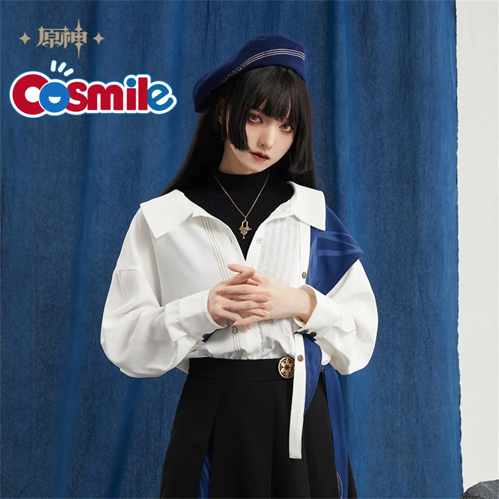 Cosmile miHoYo аниме Genshin Impact Kunikuzushi рубашка для путешествий Трикотажный костюм женский