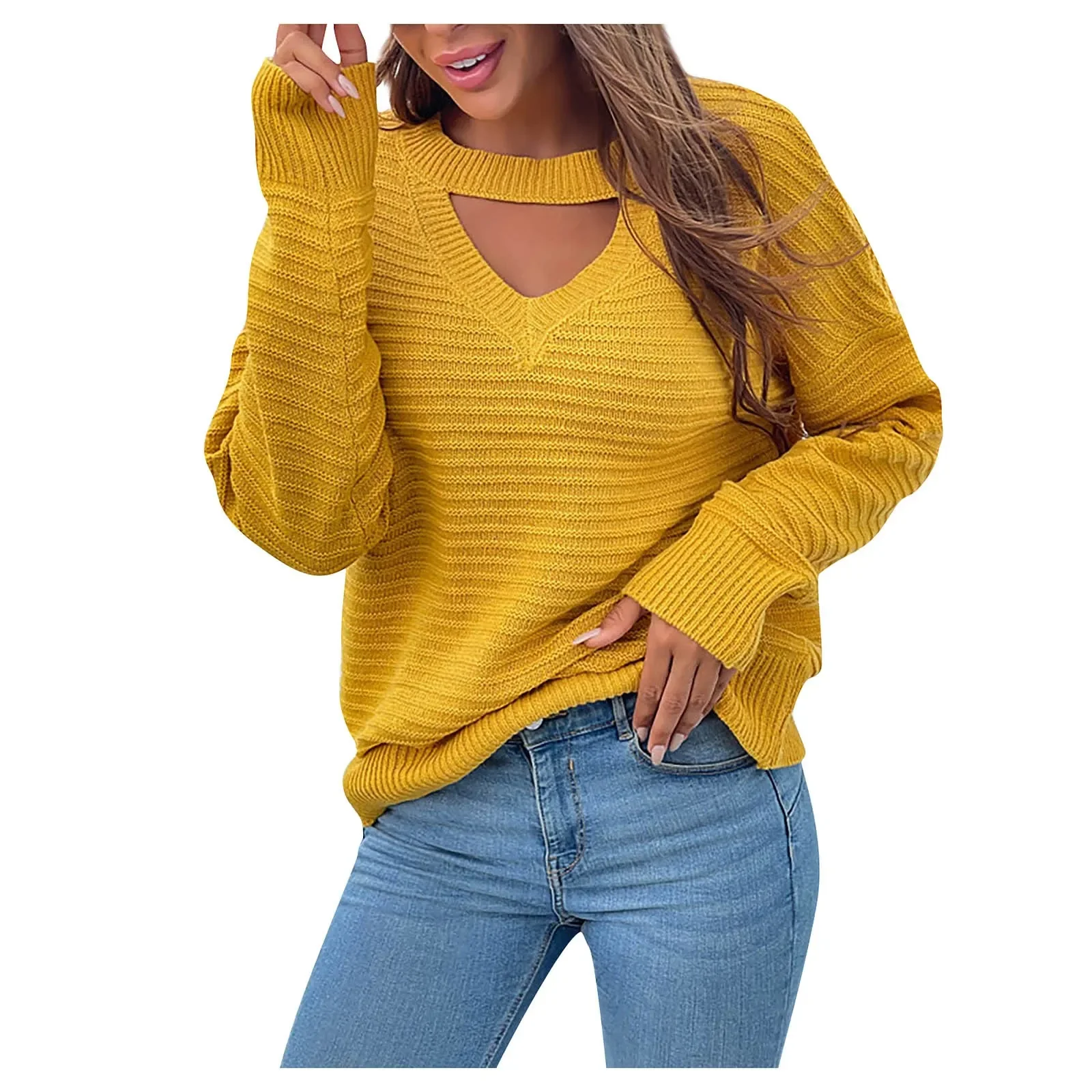 

Women's crop top Autumn And Winter Solid Color Sexy Temperament Chest Hollow Top Loose Shirt Tops Female Casual Ladies Blous