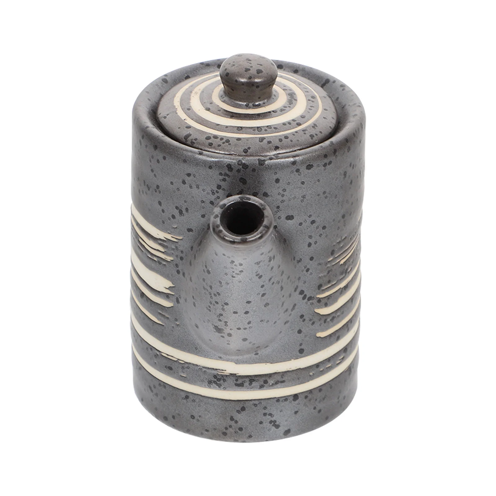 

Soy Sauce Pot Glass Dispenser Vinegar Pot Oil Pourer Cereal Dispenser Countertop Black Oil Pot Container Oil Pot Dispenser