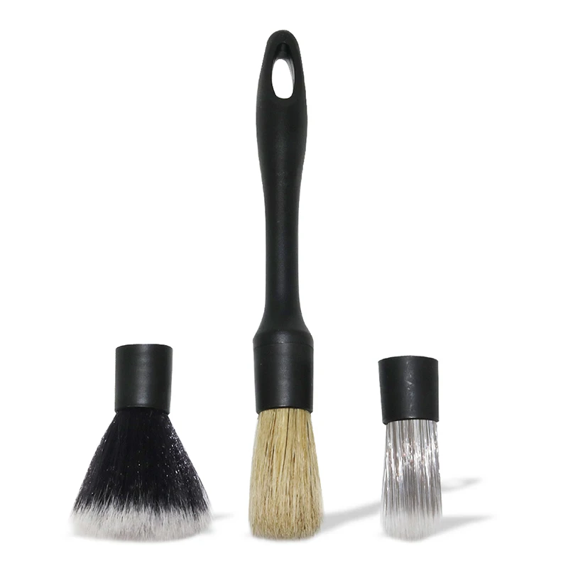 

1 Pcs Car Interior Cleaning Brush Air Conditioner Wheel Hub Gap Detail Cleaning Brush Soft Hair Car Washing Brush Detachable