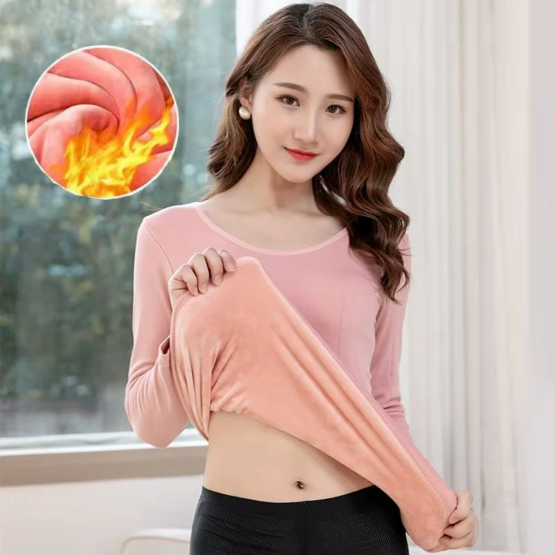 Cotton Thermal Underwear for Women Fleece Lined Tops Cami Tank Top Vest Camisoles Sleepwear  Sexy Winter Thermals