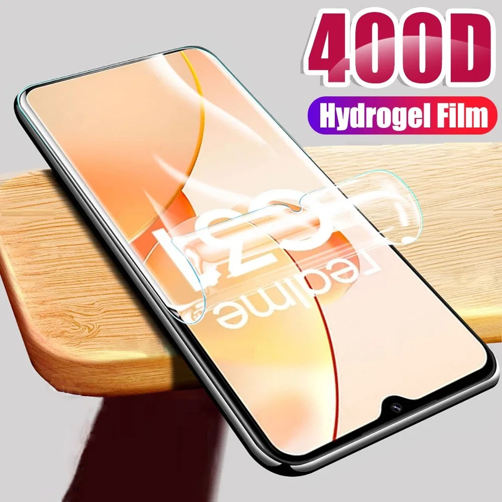 

Для Realme C11 2021 C31 C35 C25S C25 C21Y C30 C33 Защитная пленка для экрана Гидрогелевая пленка на Realme V20 V23 V25 V30 V30t защитная пленка