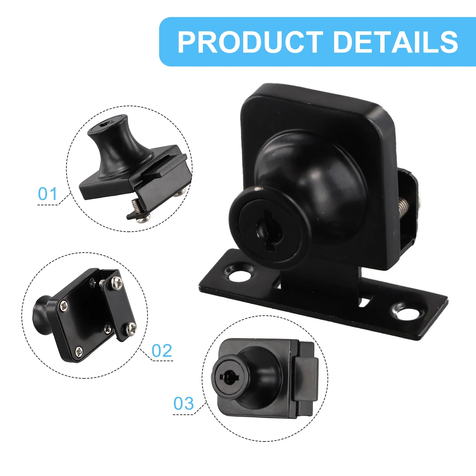 Замки для винного шкафа комплект дверных замков 1 шт. стеклянного набора 5-8 мм