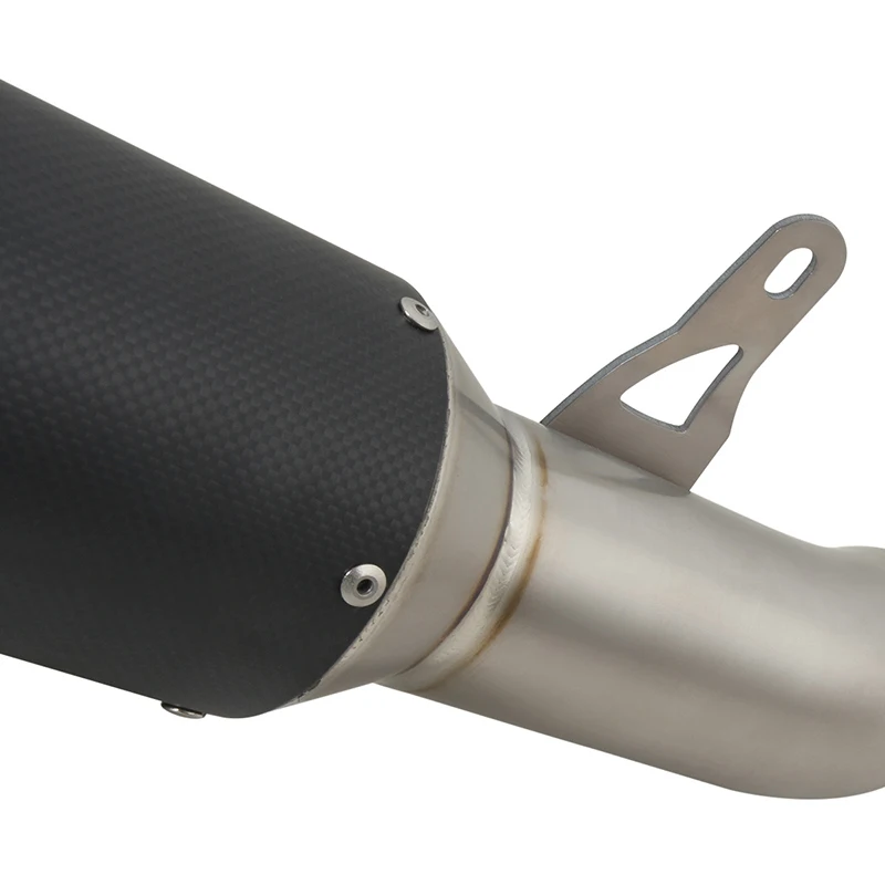 Надевается для QJMOTOR QJ800GS-G SRK800RR SRK 800RR 800 RR 2023 выхлопная труба мотоцикла глушитель из
