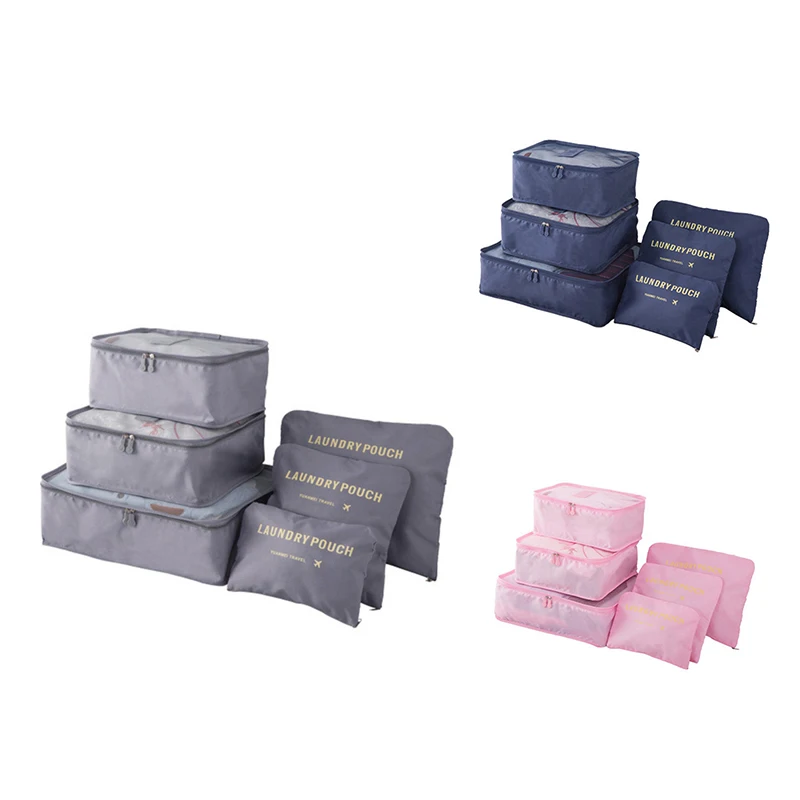 

6 шт., дорожный органайзер для одежды, обуви