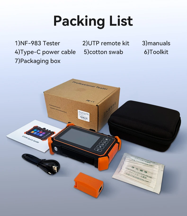 

NOYAFA MOT-31 Универсальный тестер оптоволокна