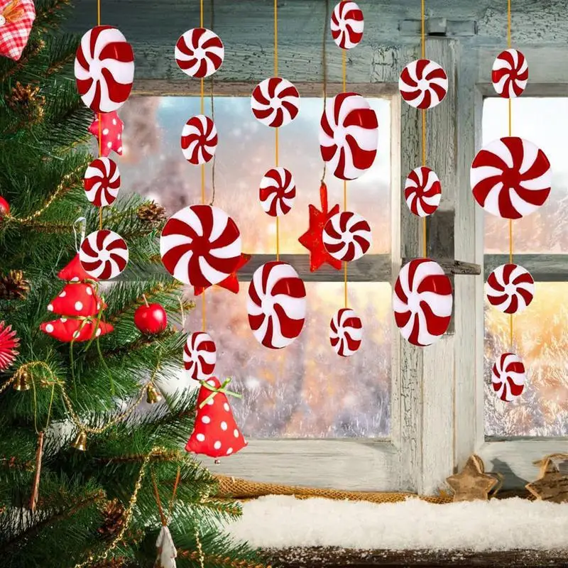 

50 шт., декоративные трости для рождественской елки