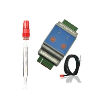 ph5806 s8 connector and as9 cable inline glass bioreactor industrial ph orp probe electrode sensor