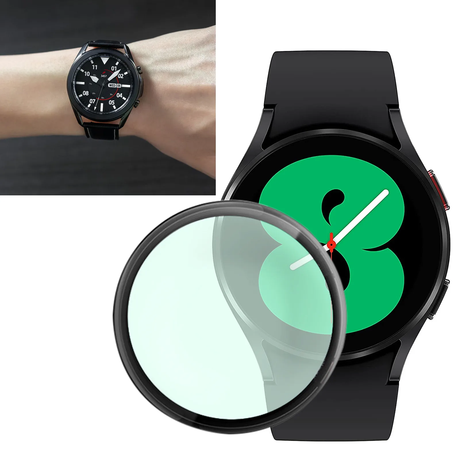 

Защита экрана для Galaxy Watch 4 противоударные Чехлы для экрана чехол для часов 4 40/44 мм/Watch 4 Classic 42/46 мм умные часы