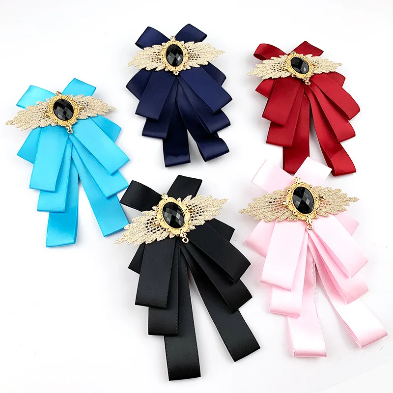 

Designer Men Bow Tie Wedding Groom Ribbon Rhinestone Diamond Bowties Butterfly for Show
