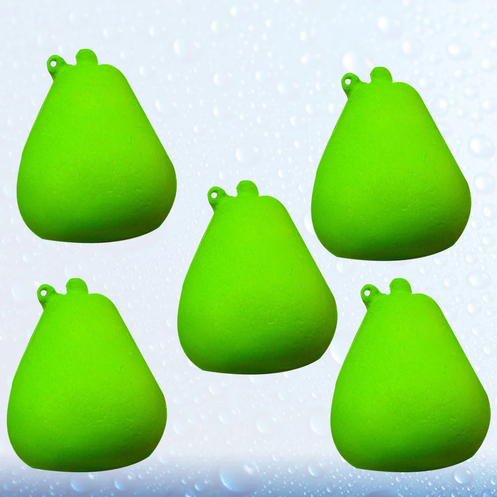

5 Pcs Squeeze Stress Toy PU Slow Rising Squeezing Decompression Toys Pendant Pear Relieve