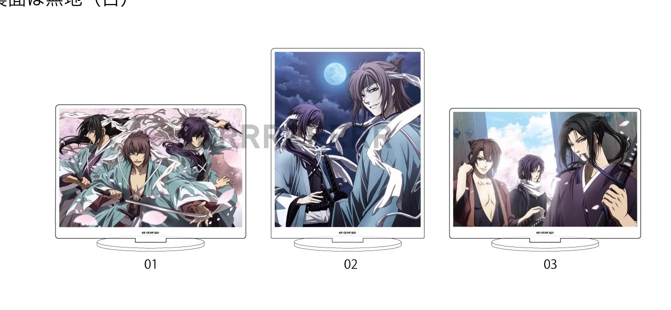 Фигурка Аниме Hakuouki стоящая кукла Hijikata Toshizo Okita Souji Harada Sanosuke акриловая модель на