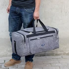 Водонепроницаемая Дорожная сумка из ткани Оксфорд для мужчин, большой ручной чемодан для путешествий, туристическая Вместительная деловая спортивная сумка для выходных