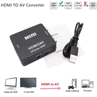 hdmi compatible to av rca cvsb lr 1080p scaler converter box hd video composite adapter hdmi2av support ntsc pal