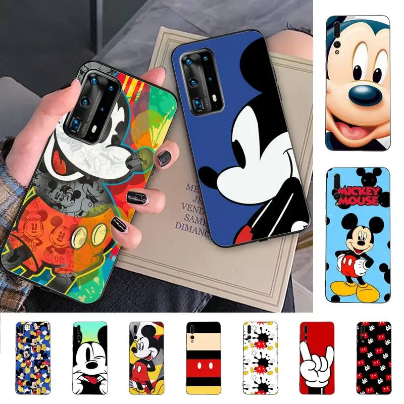 

Disney Mickey Phone Case for Huawei P30 40 20 10 8 9 lite pro plus Psmart2019