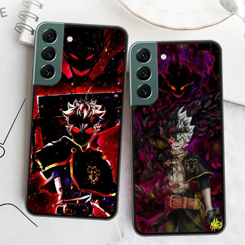 Animation Black Clover ASTA Phone Case For Samsung Galaxy Note 20 Ultra 10 Lite 9 8 M11 M12 M21 M30S M31S M32 M51 M52 J8 J6 J4 P