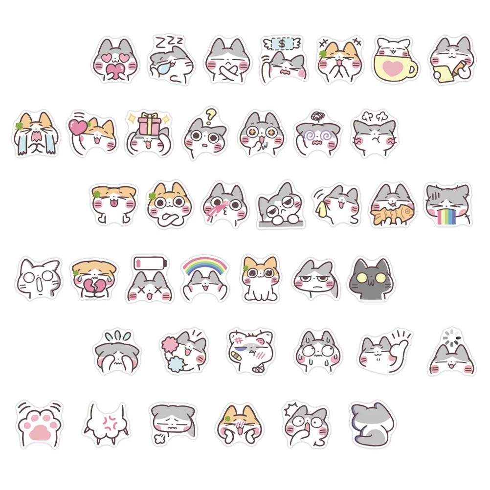 

Stickers Scrapbook Sticker Tape Decal Washi Cat Album Scrapbooking Kitten Decals Decorative Diy Photo Watercolor Journal