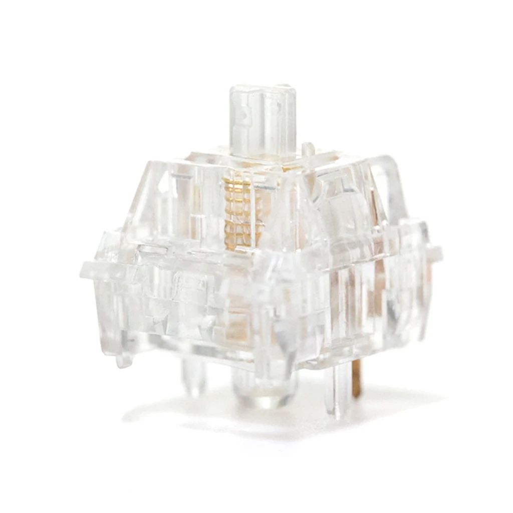 

Полностью прозрачная 5-контактная тактильная клавиатура CIY Like Holy Panda PA12, нейлоновый Поликарбонат, 60 г, с механической подсветкой