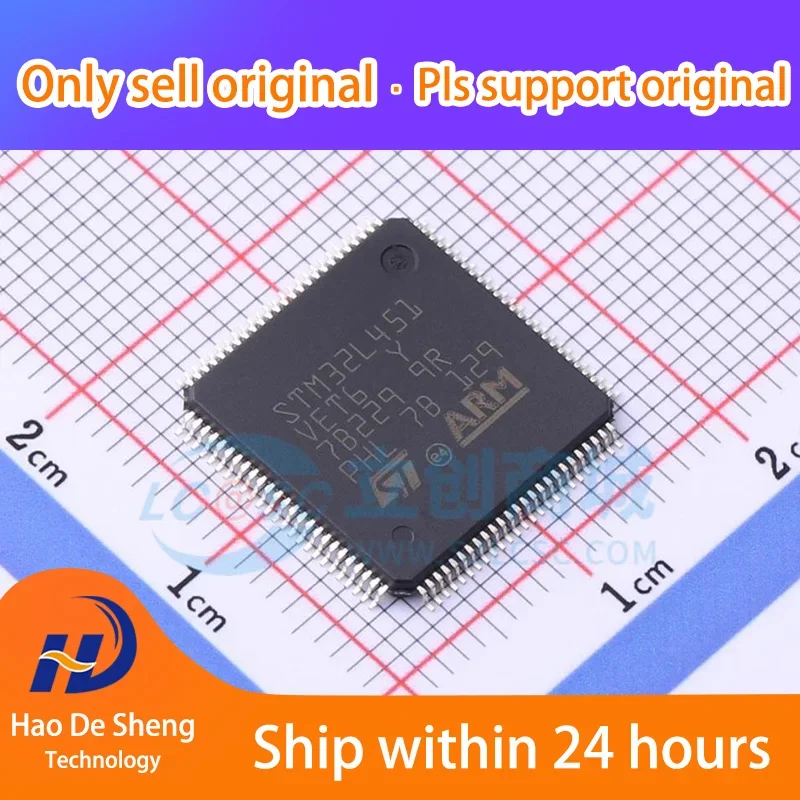 5 шт./партия STM32L451VET6 LQFP100 новая Оригинальная фотография