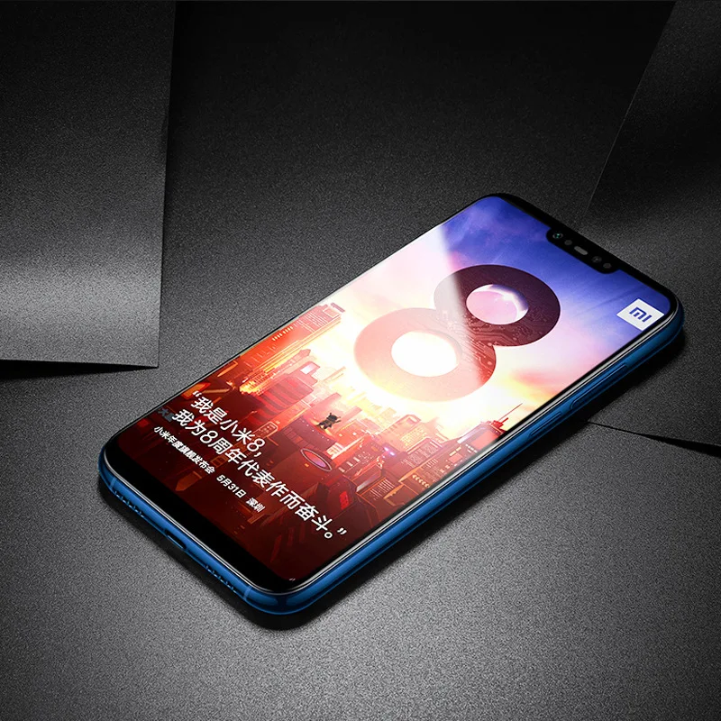 ZUCZUG For Xiaomi Mi8 Mi8 SE Tempered Glass 9H Hardness Full Cover Full Screen Protector Glass For Xiaomi Mi 8 Tempered Glass