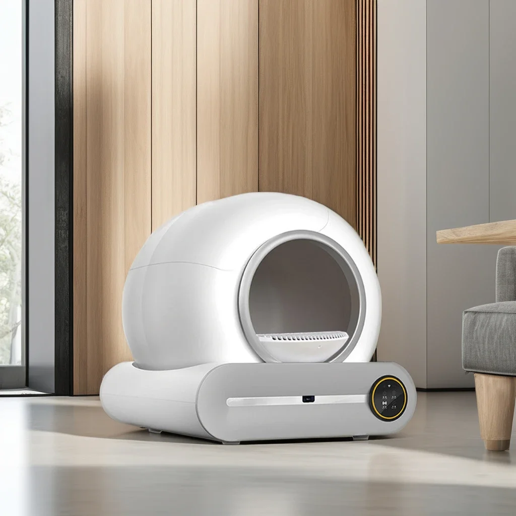 Умный автоматический кот. Коробка с высокими сторонами пластиковый просеивающий