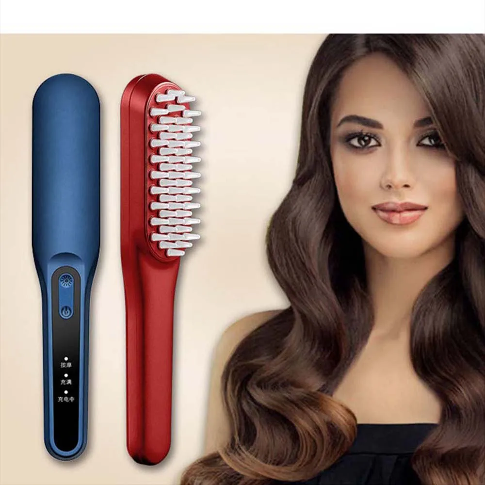 Электрическая расческа для роста волос медицинское введение аппликаторы кожи