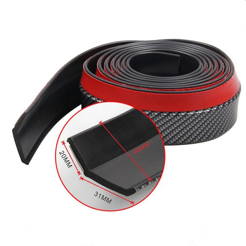 Carbon Fiber Front Lip Splitter Chin Spoiler for Toyota Daihatsu TANTO LA600S Perodu | Bumpers