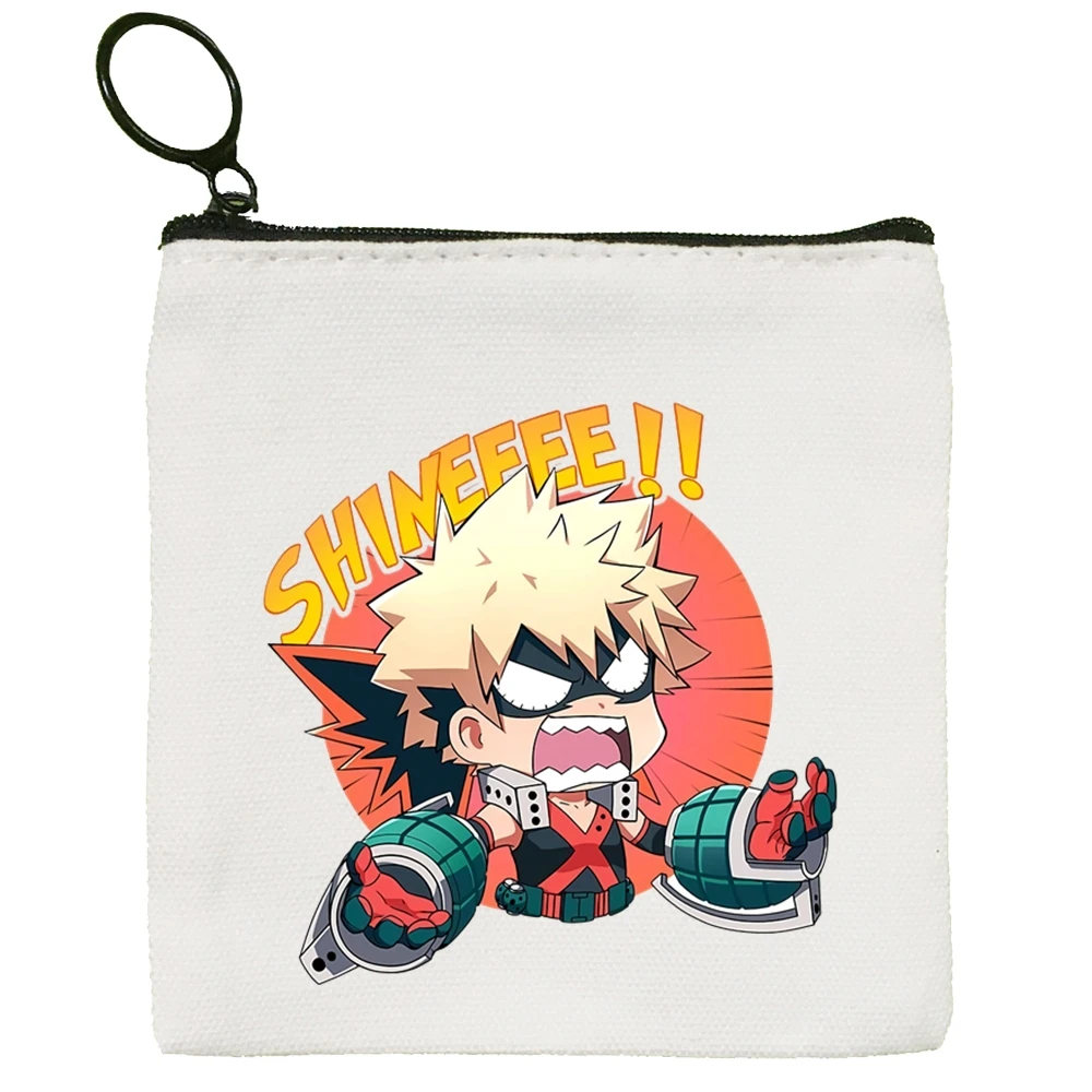 

Boku No My Hero Academia Himiko Toga Canvas Coin Purse Coin Purse Collection Canvas Bag Small Wallet Zipper Key Bag Hand Gift