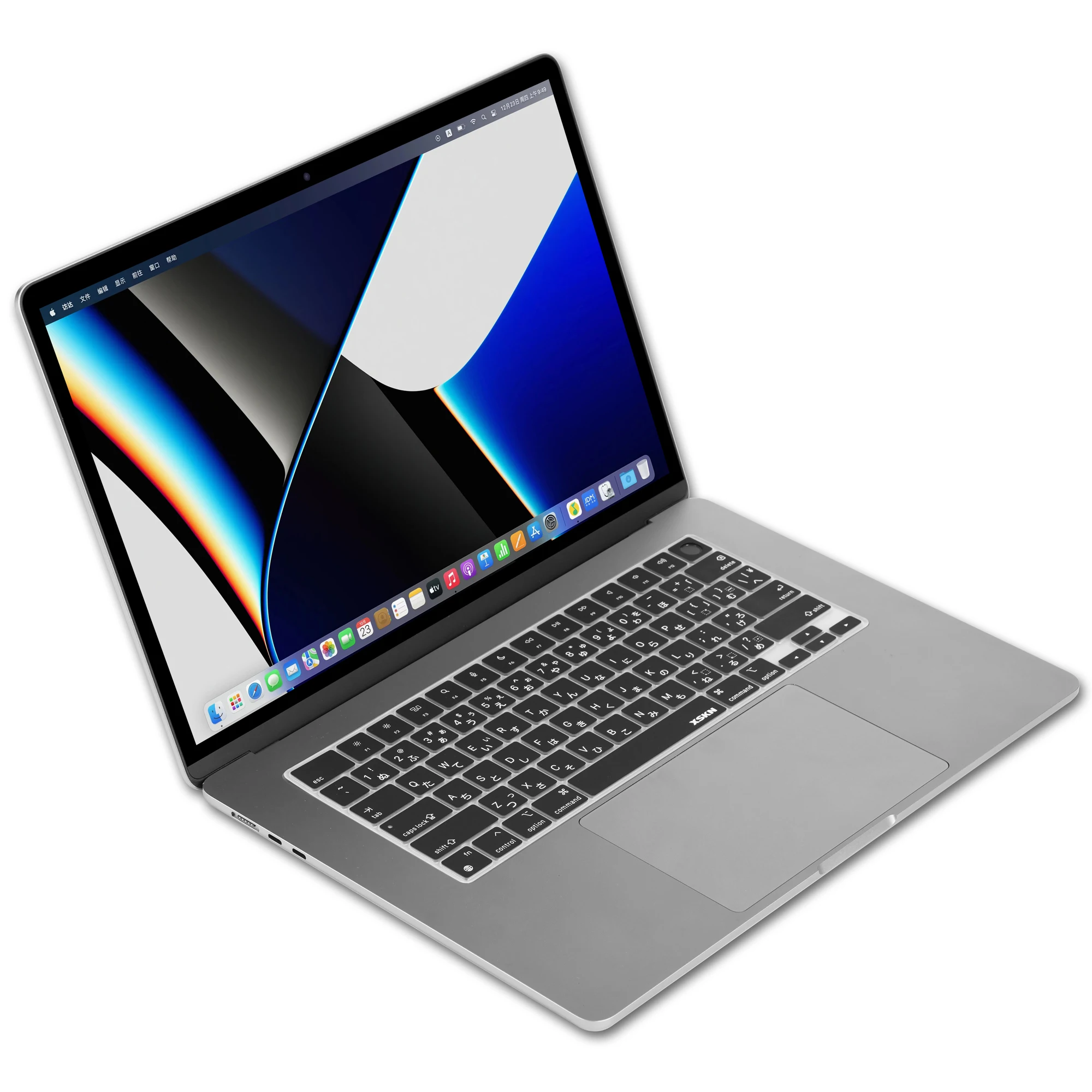 XSKN США японский силиконовый чехол для клавиатуры Macbook Pro 14 2/Macbook 16 дюймов с Touch ID M1 M2